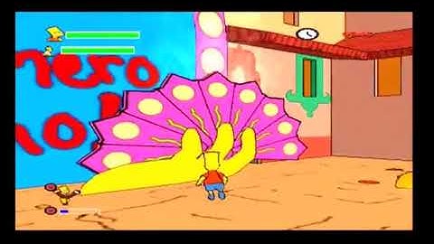 The Simpsons Game PS2: All Collectables & Clichés PART 1/4