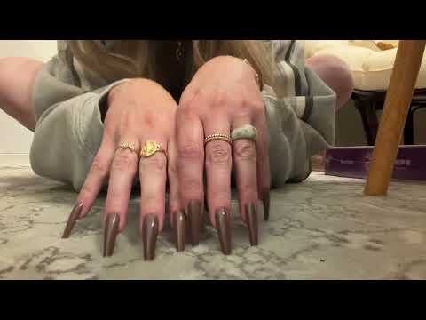 ASMR Tapping and Scratching on Different Floors!