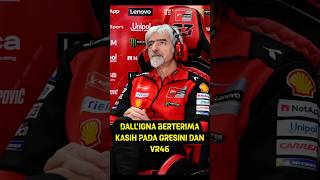 DUCATI BERTERIMA KASIH PADA GRESINI DAN VR46 #motogp #beritamotogp #marquez #vr46 #vr46racingteam