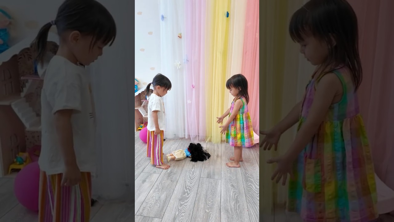 Kids Arguing Over Doll and Mom Has the BEST Solution!