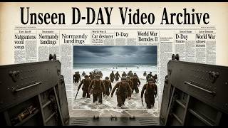 Unseen Archival Video of D-Day | Normandy Brought to Life with AI - WWII (June 6, 1944)