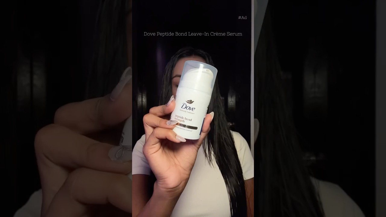 Dove peptide leave in cream serum 😳✨ 