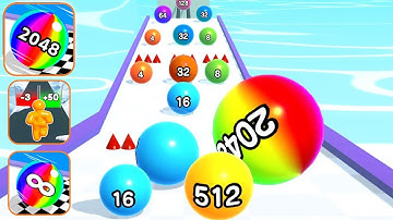 ball run 2048 ball run Infinity Ball Run 2048 vs Tall Man Run vs Ball Run Infinity #cutiepie22yt