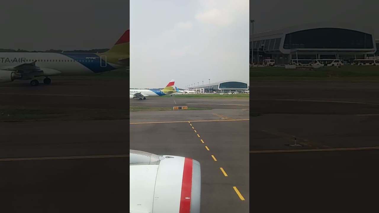 Pelita Air take off at Soekarno-Hatta International Airport