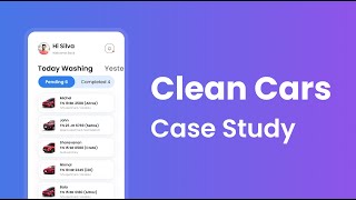 Clean Cars prototype of mobile app done in Figma. screenshot 2