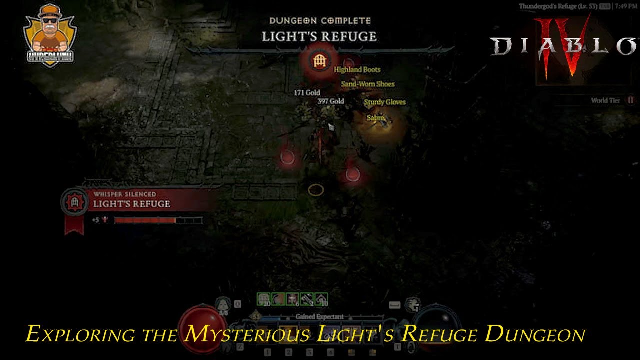 Diablo 4 Exploring the Mysterious Light's Refuge Dungeon! 💡 Diablo4 