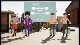 3D Main menu and custom character UE5 engines project