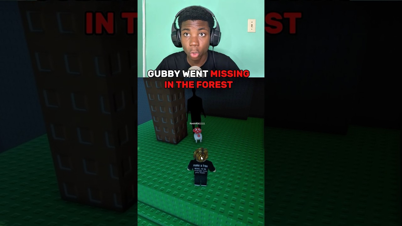 Gubby Went Missing in The Forest 😱#roblox #shorts