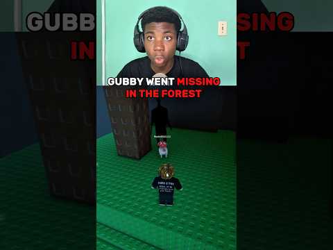 Gubby Went Missing in The Forest 😱#roblox #shorts