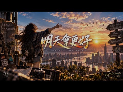 明天會更好｜KTV 動態字幕｜全新 EDM REMIX Cover｜AI Voice Cover by Capt. Lilia Iwasko｜原唱：