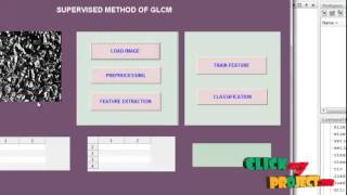 Final Year Projects | A supervised method for determining displacement of GLCM