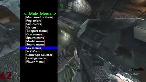 CoD WaW Zombies PC Mod Menu by CabCon