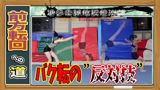 【体操教室】カッコよく、綺麗に、安全に!!は順番が大切!!前方転回【池谷幸雄】