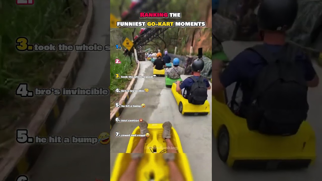 Ranking the funniest go-kart moments ever 😂🏁