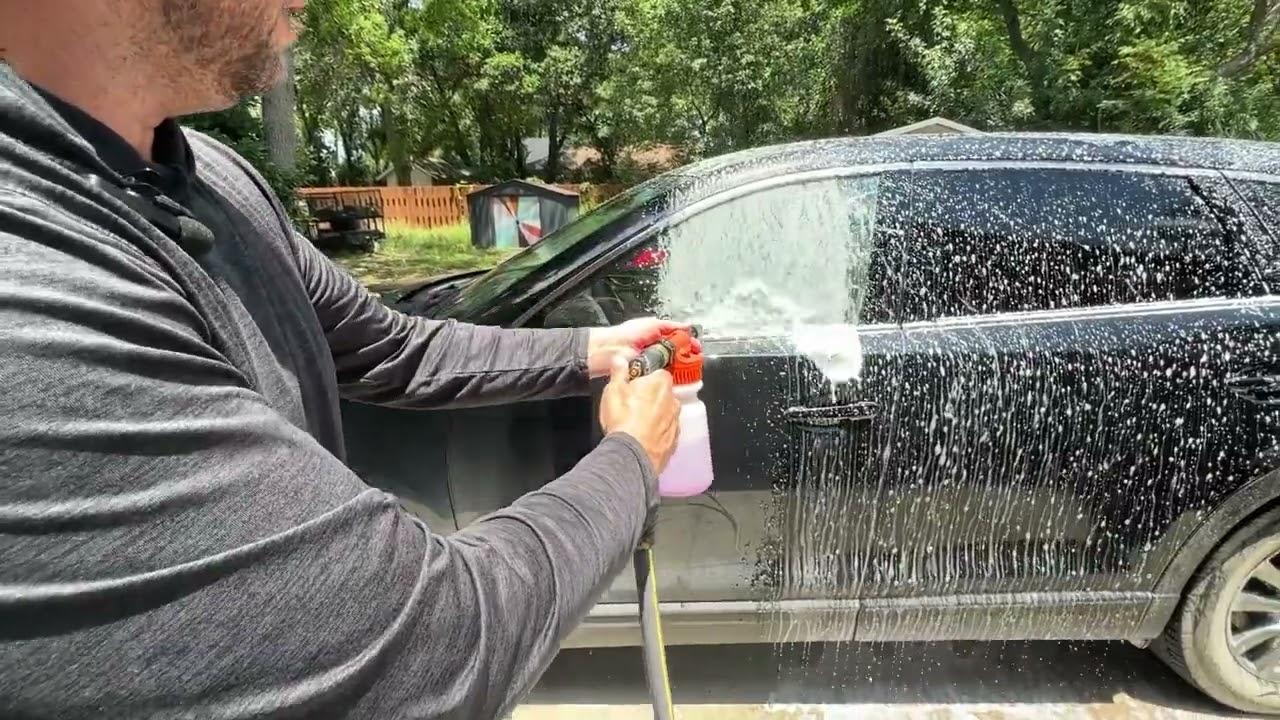 DEMO: Using the SwiftJet Car Wash Foam Gun