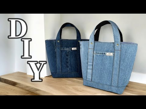 トートバッグの作り方】お揃いで使わない？❣️iPadが入るランチバッグ