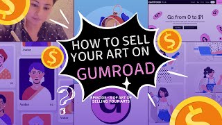 How to Sell Your Art on Gumroad (Step-by-Step for Beginners!)
