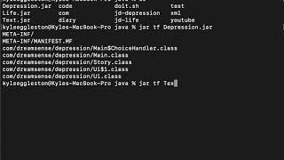 Java | Listing Contents of a Jar File