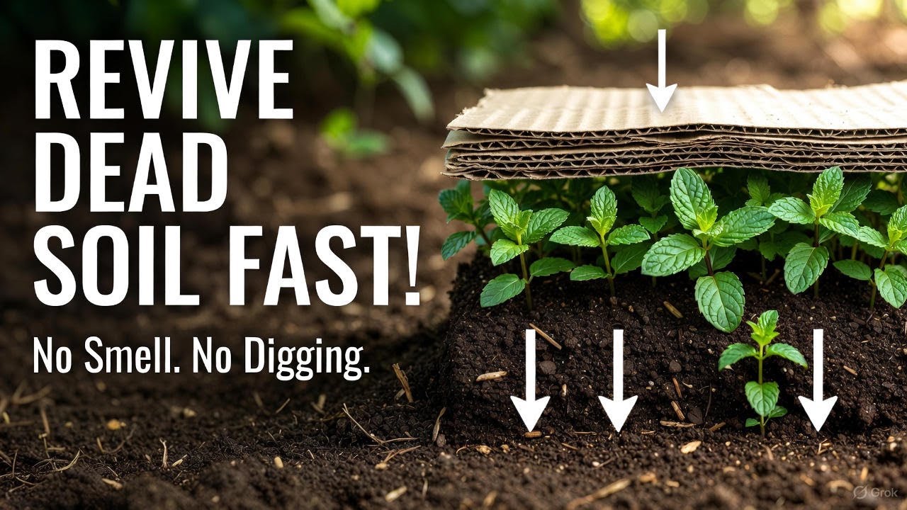 Dead Soil? Wake It Up Instantly With This Mint Hack