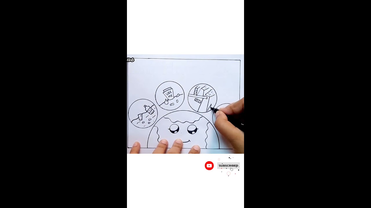 Pollution Control Air Water Soil Drawing Easy Step Shorts Easydrawing