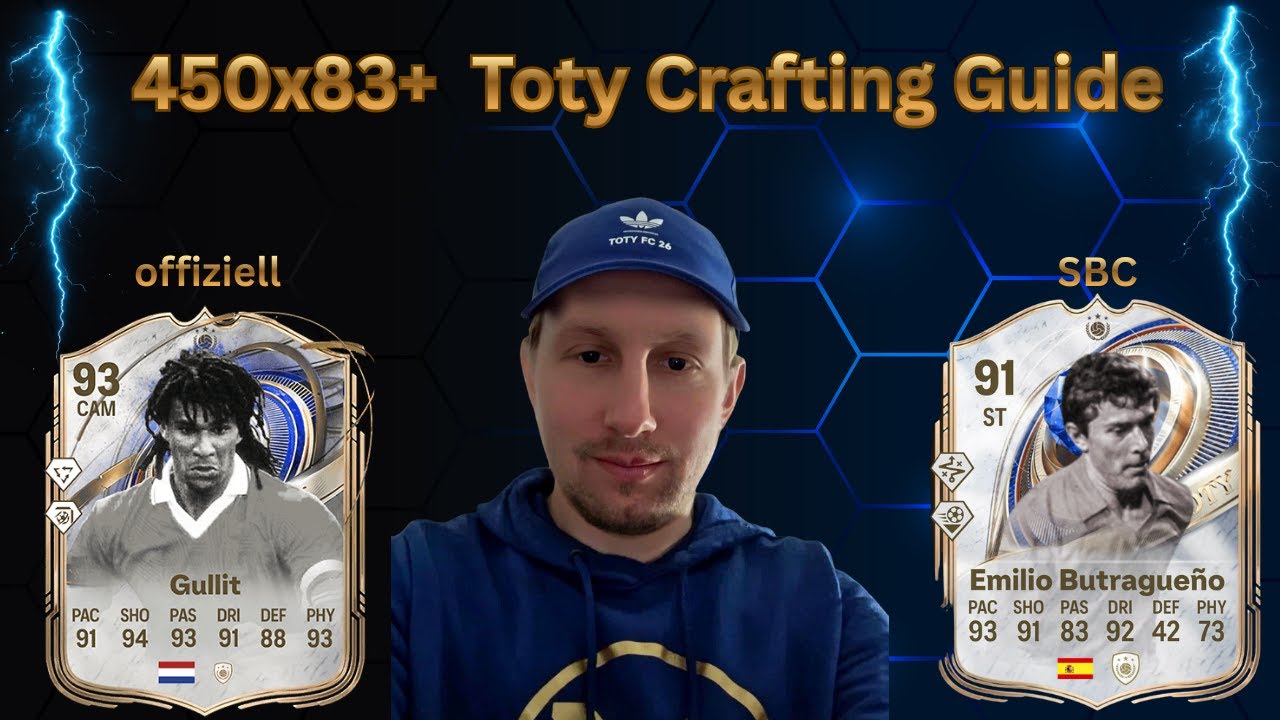 FC26: 450x 83+ dein Weg zum Toty Crafting Guide/ Gullit EVO gestoppt/ Heftige SBCs heute