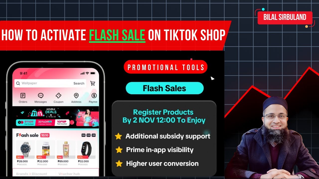 How to Activate Flash Sale on Tiktok Shop UK I Promotional Tools Overview I Tiktok Shop Free Course