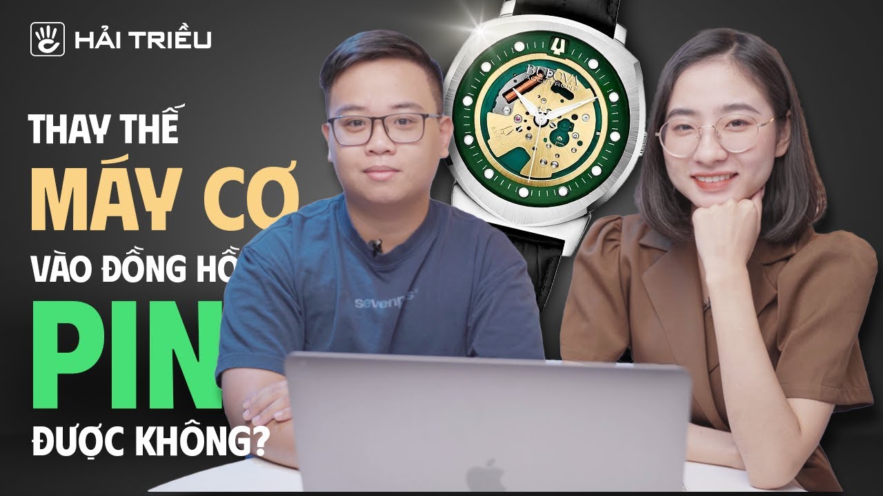 Kiến thức đồng hồ : Đồng hồ Pin thay bộ máy đồng hồ cơ... - youtube