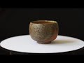 焼締緋彩　ぐい呑み　作・松尾潤