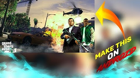 How To Make Gaming Thumbnail On Android | GTA5 Thumbnail Tutorial | PS TOUCH