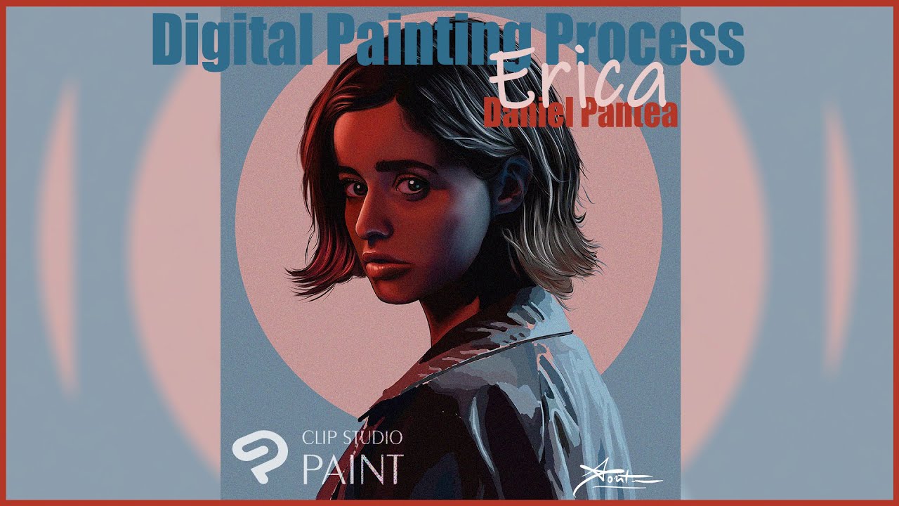 Erica | Digital Painting Process