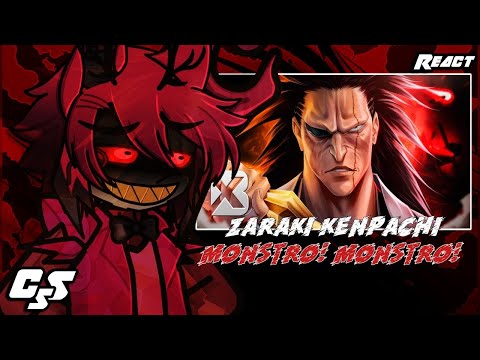 Animes/Fandoms React: Zaraki Kenpachi | Pressão (Bleach) | Blxck | GachaReact | #004