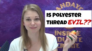 Is Polyester Thread Bad For Quilting? Great Quilting Debate with Leah Day Podcast #38