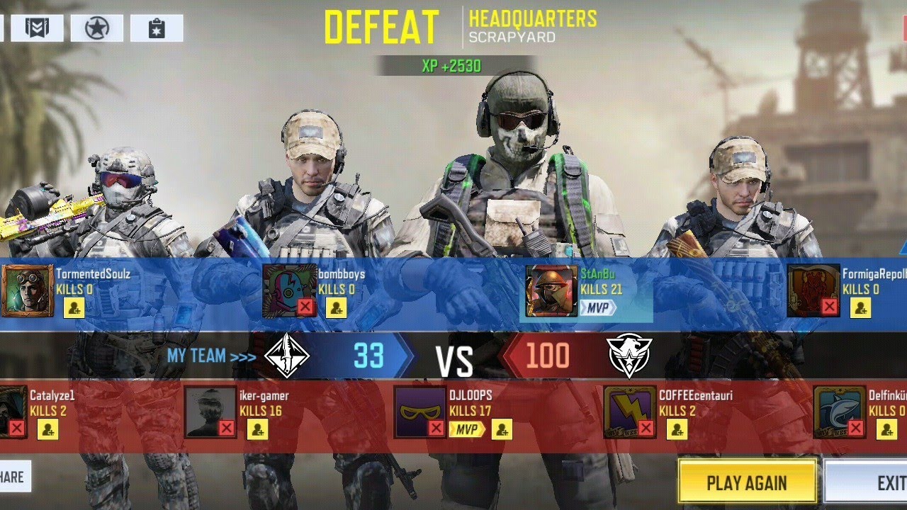 COD Mobile - Headquarters - Scrapyard - Ghost - GKS Scion