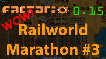 Factorio Railworld Marathon #3 - Main Bus, Green Circuits, Science