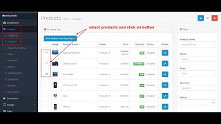 Admin Product Bulk Update Price Qty Status - OpencartTools Admin Product Bulk Update Price Qty Status - OpencartTools