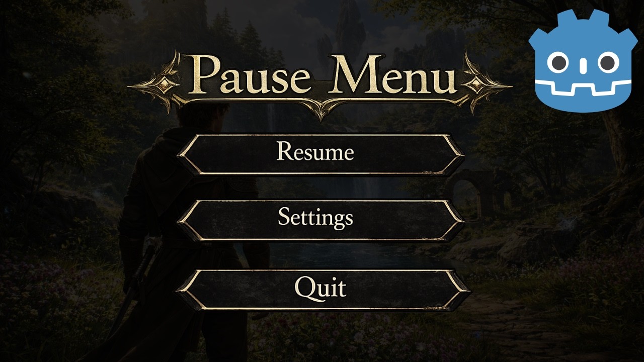 Godot 4 Pause Menu Tutorial For Beginners - YouTube