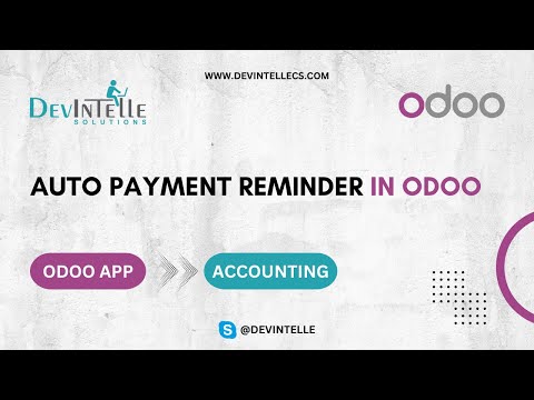 How To Manage Auto Payment Reminder in Odoo | Reminder Of Payment