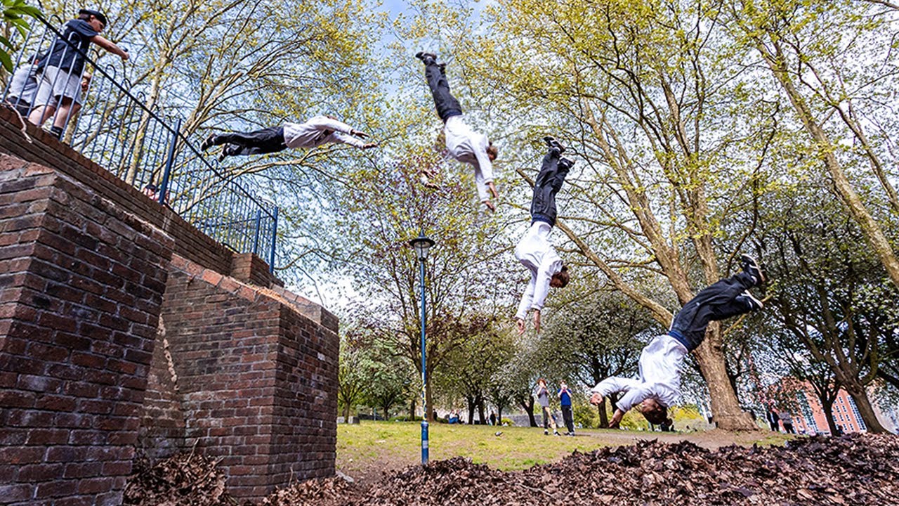 A Blend of Parkour & Tricking