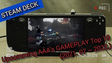 STEAM DECK || Top 10 UPCOMING AAA games which we can play on STEAM DECK