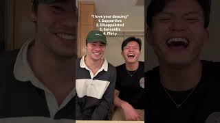 Testing our acting skills and hopping on the trend