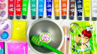 Satisfying video with slime made from cosmetics and various cool things