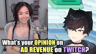 Pokimane gets ASKED by Sykkuno her OPINION about the Ad Revenue Issue on Twitch Guide
