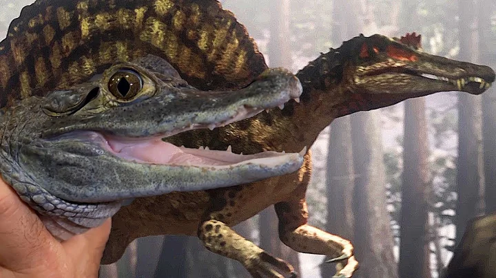 Spinosaurus and Caiman Share Super Senses! | Deadly Dinosaurs | BBC Earth Explore