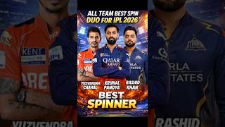 🚨 ALL 10 TEAMS BEST SPIN DUO FOR lPL 2026🔥 | ❤️RCB 💛CSK 💙MI 💜KKR 🖤GT 🧡SRH 🩷RR 🩵DC 🤎LSG ♥️PBKS #ipl