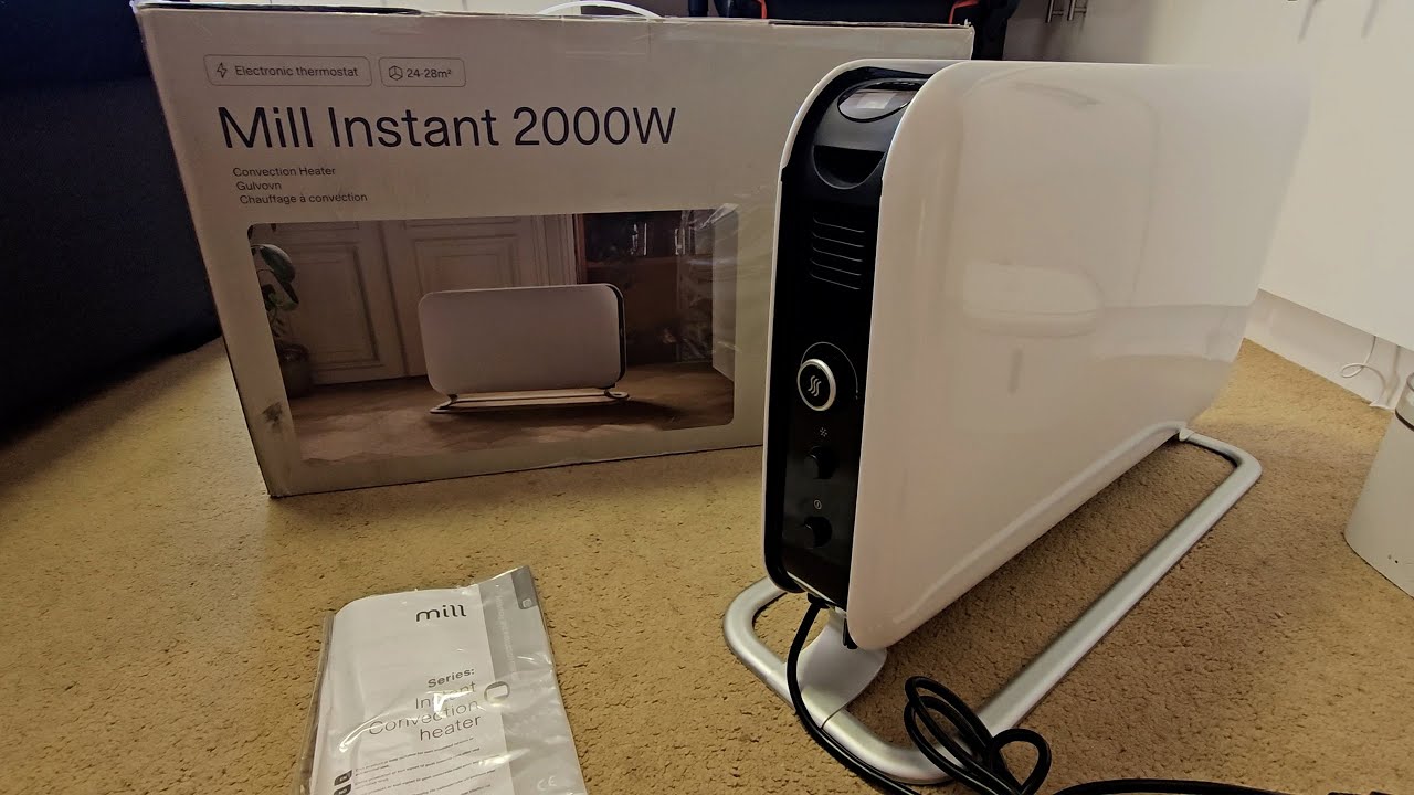 Mill Instant Led Portable Heater (2000W) Unboxing, Setup and