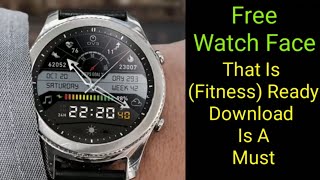 Free Galaxy Watch/Gear S3 Ultimate Analog Fitness Watch Face screenshot 5