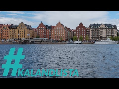 Stockholm hajós városnézés 4K