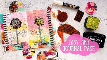 Easy Mixed Media Art Journaling for Beginners