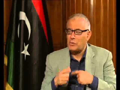 لقاء حميد صافى مع السيد على زيدان رئيس الحكومة الليبية المؤقتة 23 6 2013