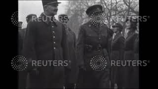 1939 Inspection of the Women's Mechanical Transport Training Corps (WMTTC) in London